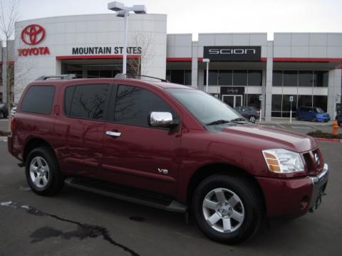 Red Brawn Nissan Armada SE 4x4.  Click to enlarge.