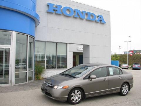 Galaxy Gray Metallic Honda Civic LX Sedan.  Click to enlarge.