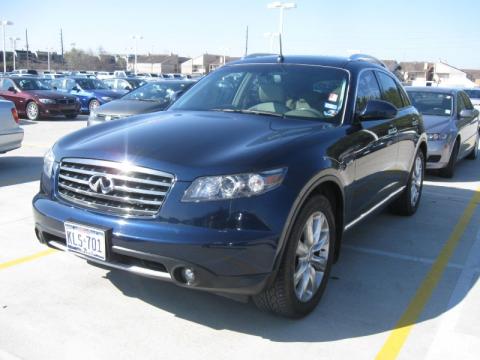 Sapphire Blue Metallic Infiniti FX 45 AWD.  Click to enlarge.