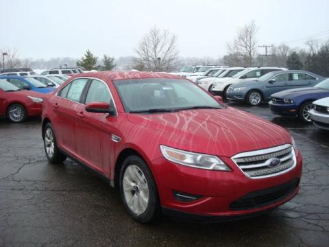 Red Candy Metallic Ford Taurus SEL.  Click to enlarge.