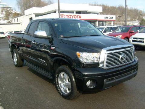 Black Toyota Tundra Limited Double Cab 4x4.  Click to enlarge.