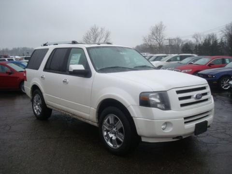 White Platinum Tri-Coat Metallic Ford Expedition Limited 4x4.  Click to enlarge.