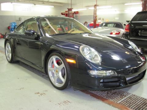 Midnight Blue Metallic Porsche 911 Carrera S Coupe.  Click to enlarge.