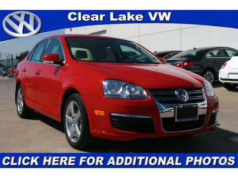 Salsa Red Volkswagen Jetta TDI Sedan.  Click to enlarge.
