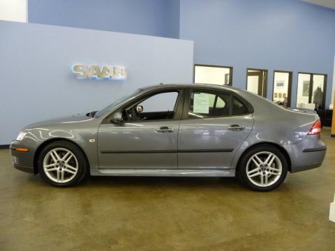 Titan Gray Metallic Saab 9-3 2.0T Sport Sedan.  Click to enlarge.