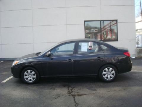 Black Pearl Hyundai Elantra GLS Sedan.  Click to enlarge.