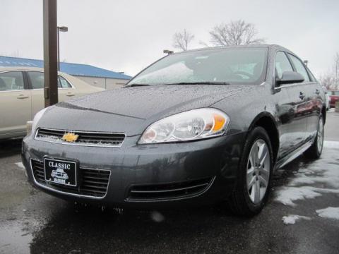 Cyber Gray Metallic Chevrolet Impala LS.  Click to enlarge.