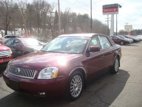 Merlot Metallic Mercury Montego Premier AWD.  Click to enlarge.