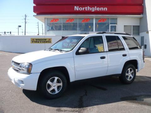 Summit White Chevrolet TrailBlazer LS 4x4.  Click to enlarge.