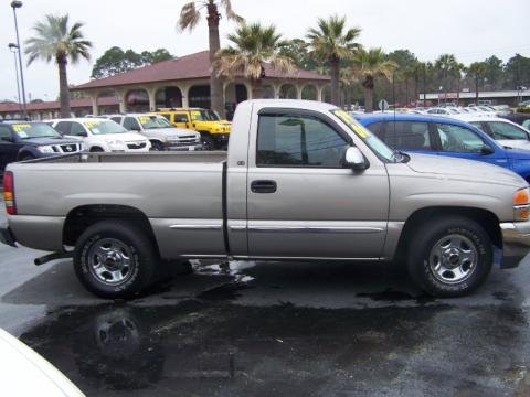 Pewter Metallic GMC Sierra 1500 SLE Regular Cab.  Click to enlarge.