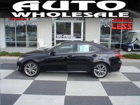 Obsidian Black Lexus IS 250.  Click to enlarge.