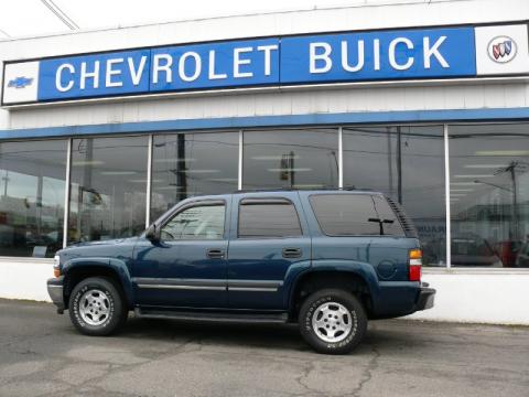 Bermuda Blue Metallic Chevrolet Tahoe LT 4x4.  Click to enlarge.