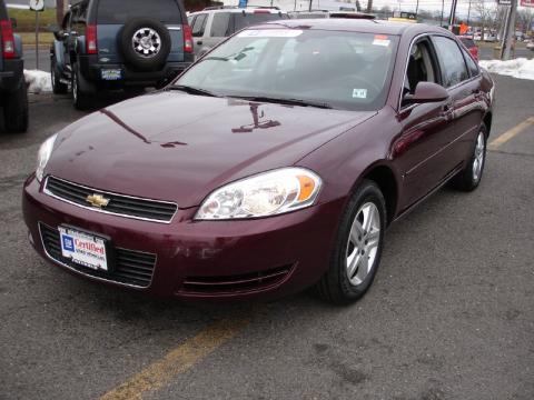 Bordeaux Red Chevrolet Impala LS.  Click to enlarge.