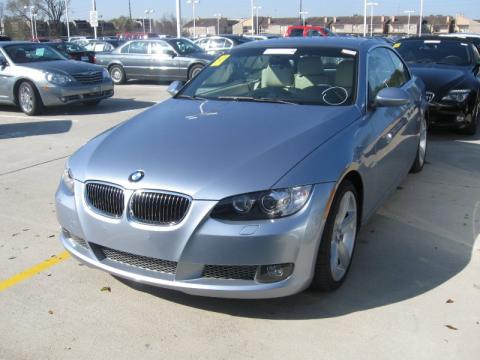 Blue Water Metallic BMW 3 Series 335i Convertible.  Click to enlarge.