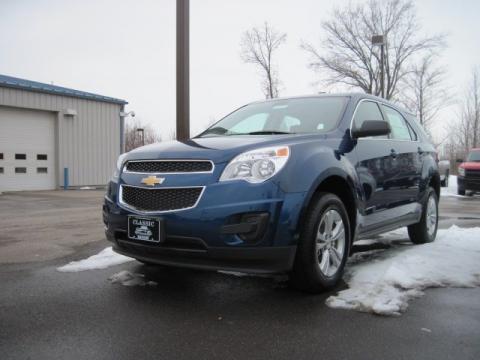 Navy Blue Metallic Chevrolet Equinox LS.  Click to enlarge.