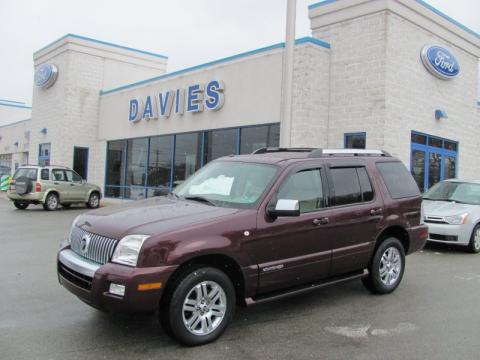 Dark Cherry Metallic Mercury Mountaineer Premier AWD.  Click to enlarge.