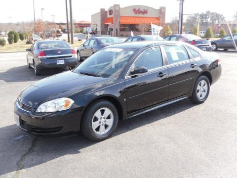 Black Chevrolet Impala LT.  Click to enlarge.