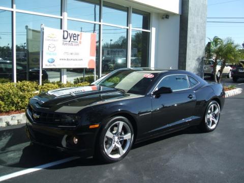 Black Chevrolet Camaro SS/RS Coupe.  Click to enlarge.