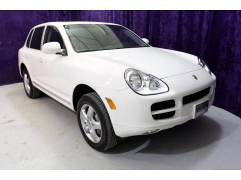 Sand White Porsche Cayenne S.  Click to enlarge.