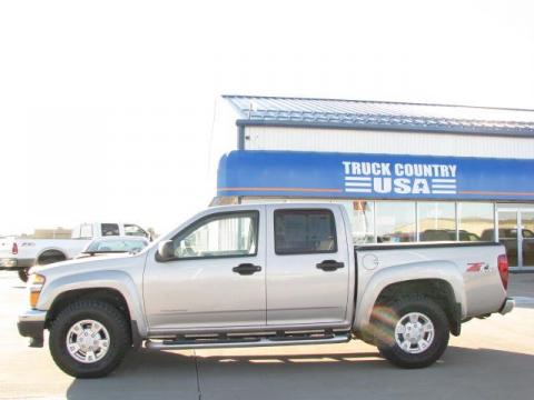 Silver Birch Metallic Chevrolet Colorado Z71 Crew Cab 4x4.  Click to enlarge.