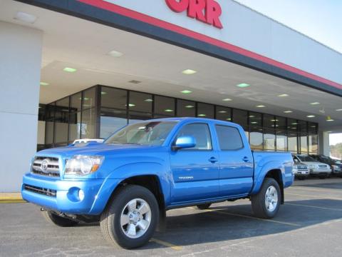 Speedway Blue Toyota Tacoma V6 SR5 TRD Sport Double Cab 4x4.  Click to enlarge.