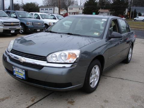 Medium Gray Metallic Chevrolet Malibu LS V6 Sedan.  Click to enlarge.