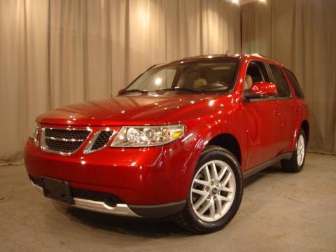 Lingonberry Red Metallic Saab 9-7X 4.2i.  Click to enlarge.