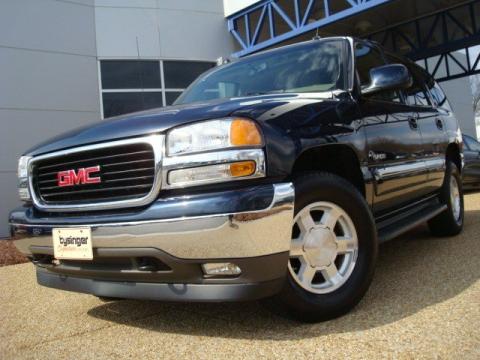 Deep Blue Metallic GMC Yukon SLT 4x4.  Click to enlarge.