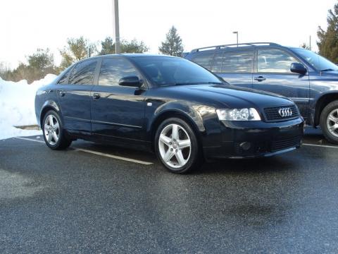Brilliant Black Audi A4 1.8T quattro Sedan. Click to enlarge. Brilliant Black Audi A4 1.8T quattro Sedan. Click to enlarge.