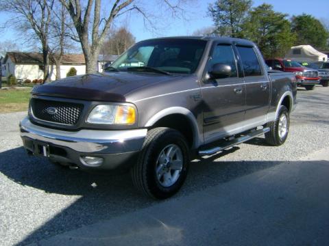 Dark Shadow Grey Metallic Ford F150 Lariat SuperCrew 4x4.  Click to enlarge.