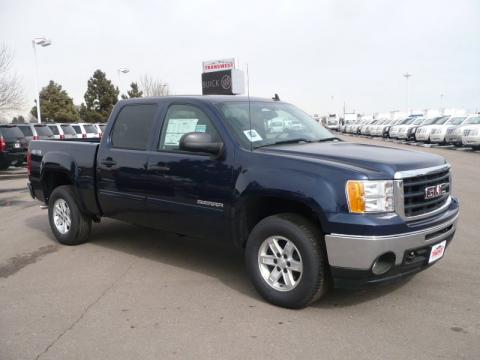 Midnight Blue Metallic GMC Sierra 1500 SLE Crew Cab 4x4. Click to enlarge. Midnight Blue Metallic GMC Sierra 1500 SLE Crew Cab 4x4. Click to enlarge.