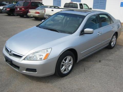 Alabaster Silver Metallic Honda Accord EX Sedan.  Click to enlarge.