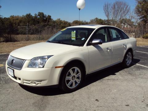 White Chocolate Tri Coat Mercury Sable Premier Sedan.  Click to enlarge.