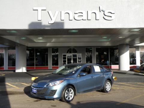 Gunmetal Blue Mica Mazda MAZDA3 i Sport 4 Door.  Click to enlarge.