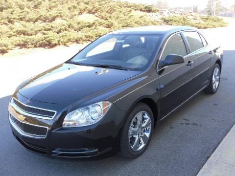 Black Granite Metallic Chevrolet Malibu LT Sedan.  Click to enlarge.