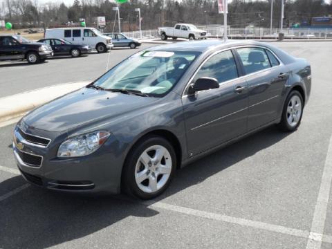 Dark Gray Metallic Chevrolet Malibu LS Sedan.  Click to enlarge.