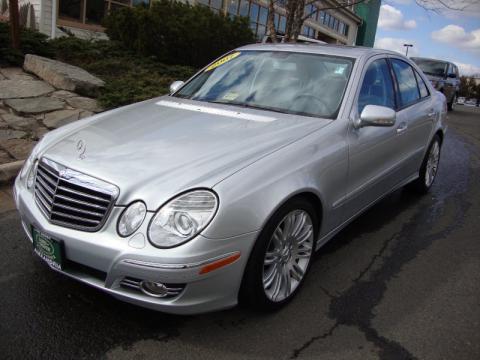 Iridium Silver Metallic Mercedes-Benz E 350 Sedan.  Click to enlarge.