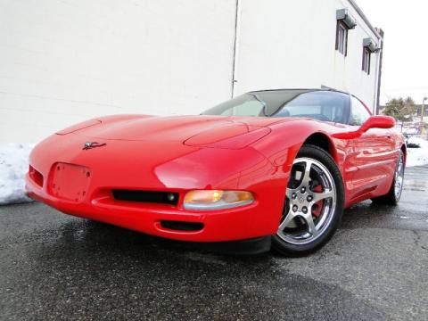 Torch Red Chevrolet Corvette Coupe.  Click to enlarge.