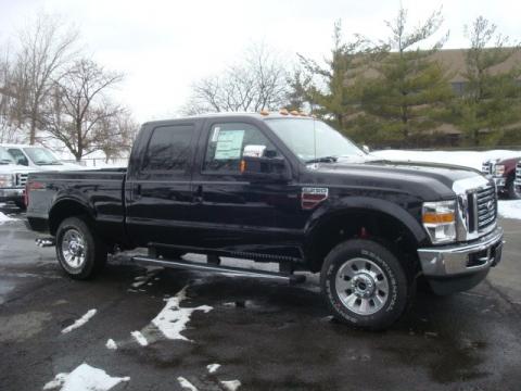 Black Ford F250 Super Duty Lariat Crew Cab 4x4.  Click to enlarge.