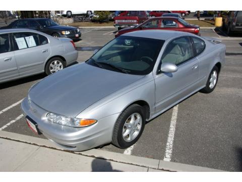 Sterling Metallic Oldsmobile Alero GL Coupe.  Click to enlarge.