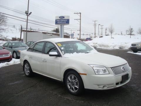 White Chocolate Tri Coat Mercury Sable Premier Sedan.  Click to enlarge.