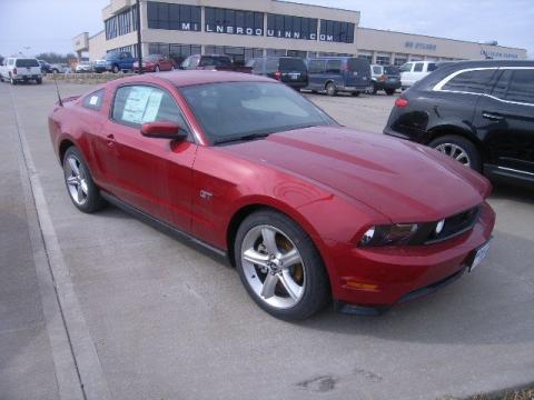 Red Candy Metallic Ford Mustang GT Premium Coupe.  Click to enlarge.