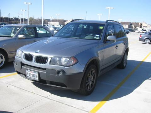 Silver Grey Metallic BMW X3 2.5i. Click to enlarge. Silver Grey Metallic BMW X3 2.5i. Click to enlarge.