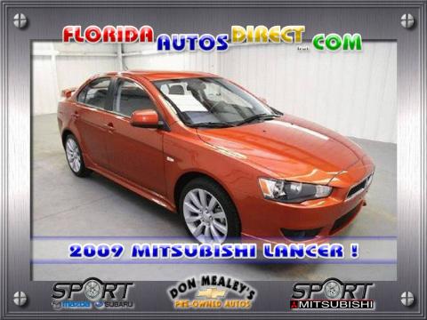 Rotor Glow Orange Metallic Mitsubishi Lancer GTS.  Click to enlarge.