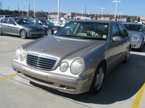 Desert Silver Metallic Mercedes-Benz E 320 Sedan.  Click to enlarge.