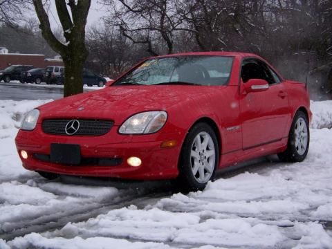 Magma Red Mercedes-Benz SLK 230 Kompressor Roadster.  Click to enlarge.