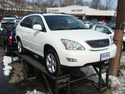 Crystal White Lexus RX 350 AWD.  Click to enlarge.