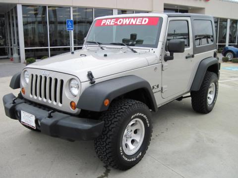 Bright Silver Metallic Jeep Wrangler X 4x4. Click to enlarge. Bright Silver Metallic Jeep Wrangler X 4x4. Click to enlarge.