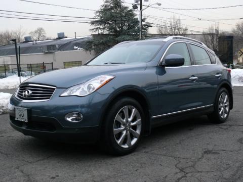 Tidewater Blue Infiniti EX 35 Journey AWD.  Click to enlarge.