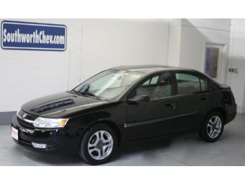 Black Saturn ION 3 Sedan.  Click to enlarge.